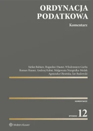 Ordynacja podatkowa. Komentarz. 12 wydanie