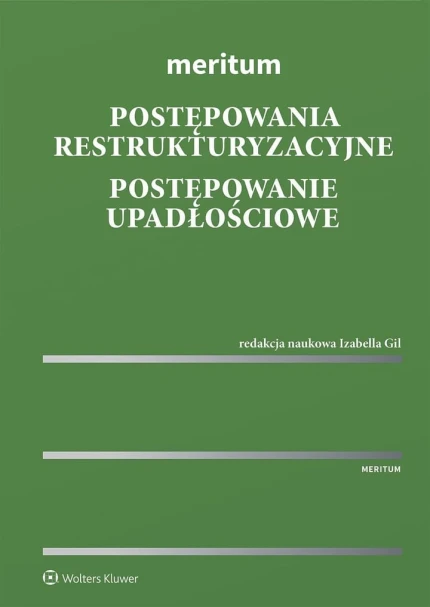 Meritum. Postępowania restrukturyzacyjne. Postępowanie upadłościowe ebook pdf, mobi, epub