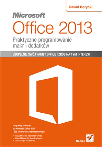 Microsoft Office 2013. Praktyczne programowanie makr i dodatków ebook pdf, mobi, epub