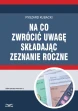 Na co zwrócić uwagę składając zeznanie roczne ebook pdf, mobi, epub
